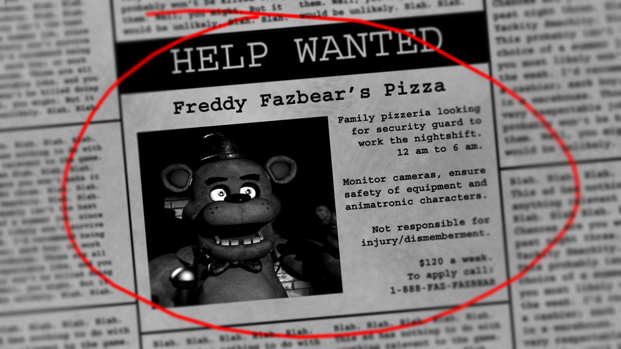 FNaF 1 Newspapers and Clippings
