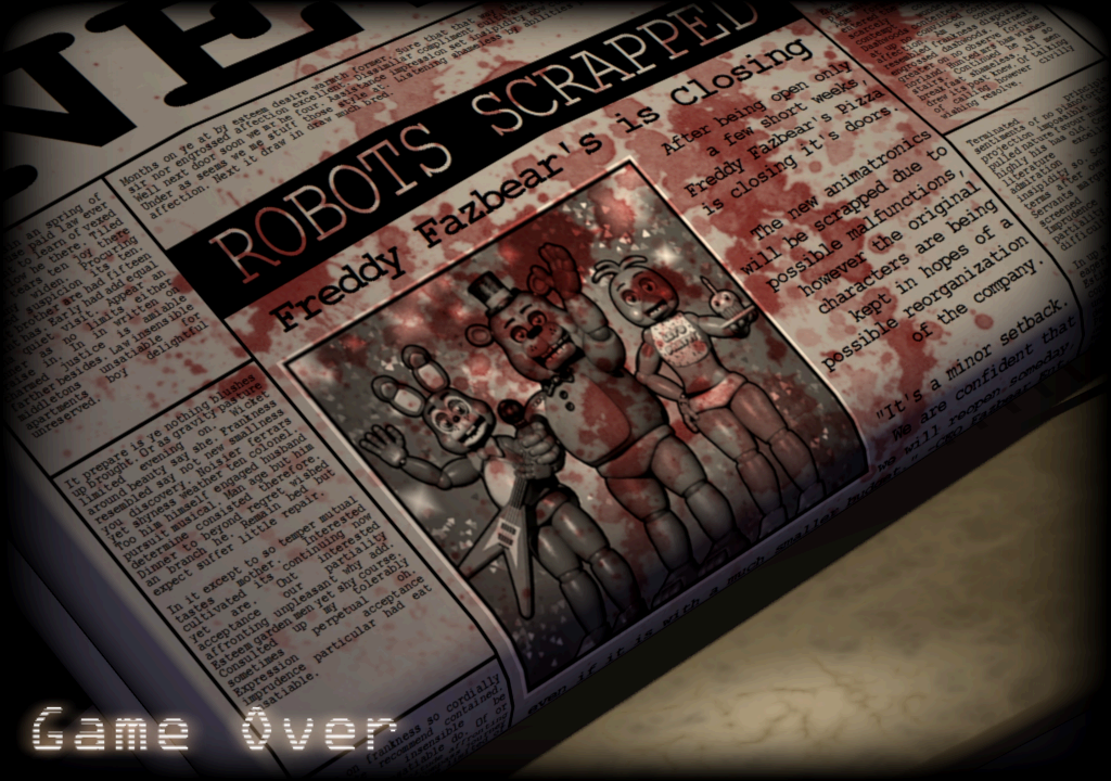 FNaF 2 Newspapers 