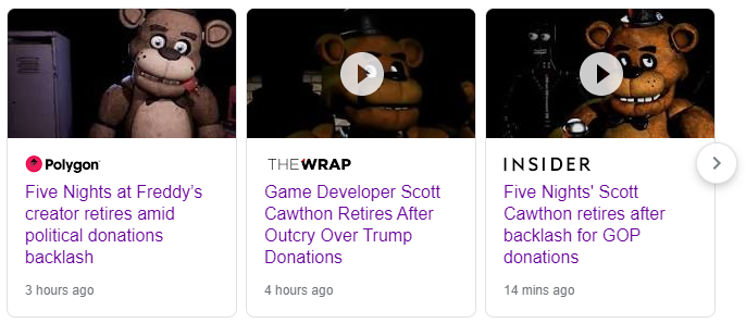 Five Nights at Freddy's creator retires amid controversy over